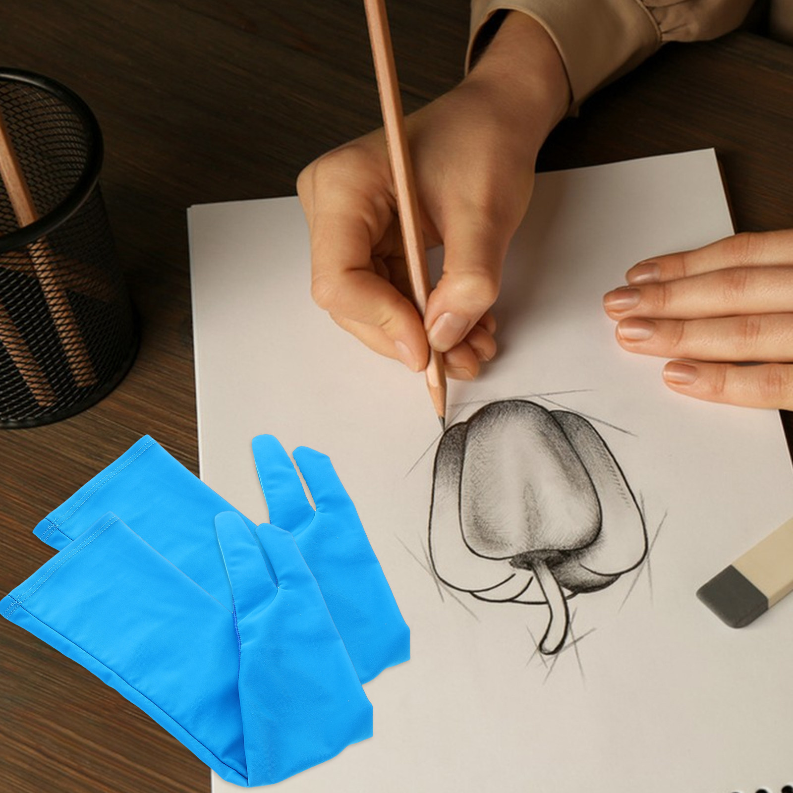 1Pair Drawing Glove Two-Finger - Drawing Glove Artist 评论和价格