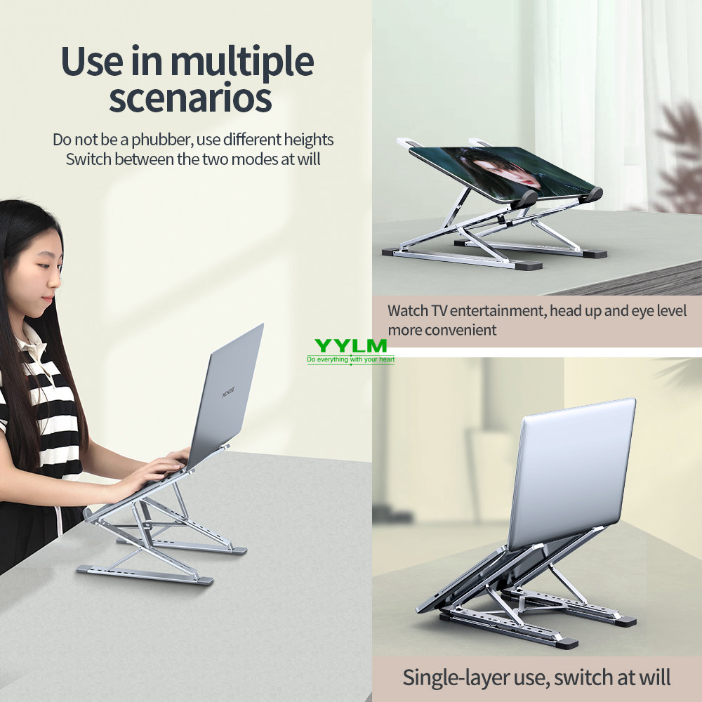 YYLM N8 Laptop Stand Aluminum  - Cooling Stand Tablet 评论和价格