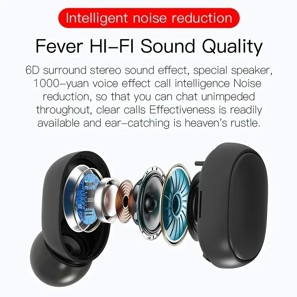 TWS E6S Bluetooth Earphones Wi - Wired Earphone Lightning 评论和价格