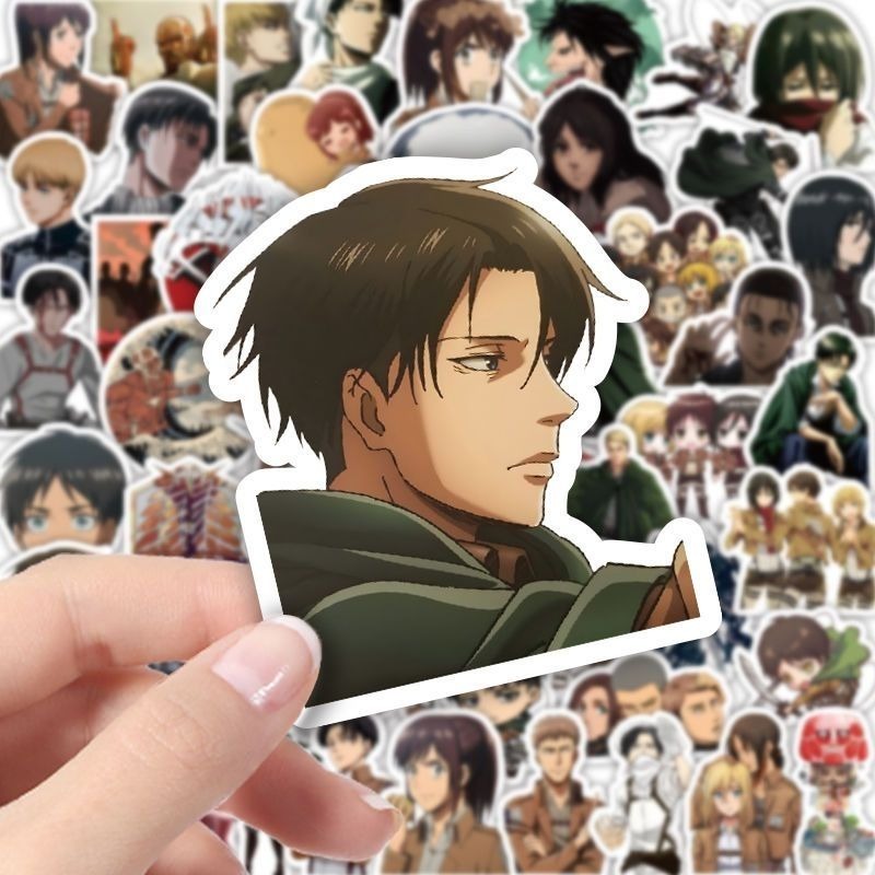 60Pcs Attack on Titan Anime St - Tablet Cute Accessories 评论和价格