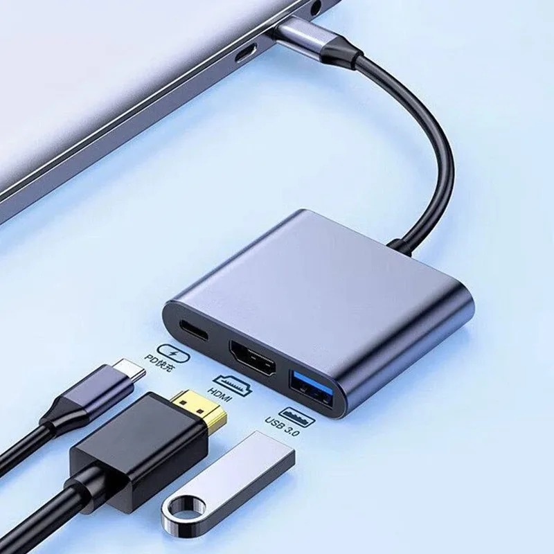 USB C HUB 3in1 Type C 3.0 to H - Usb Hub Type C 评论和价格