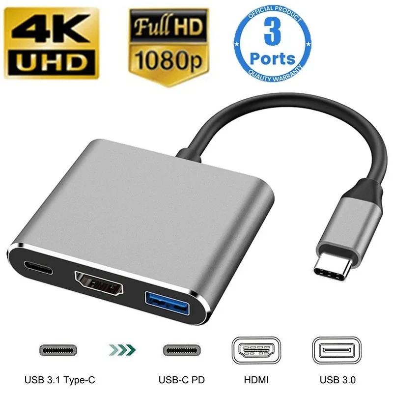 USB C HUB 3in1 Type C 3.0 to H - Usb Hub Type C 评论和价格