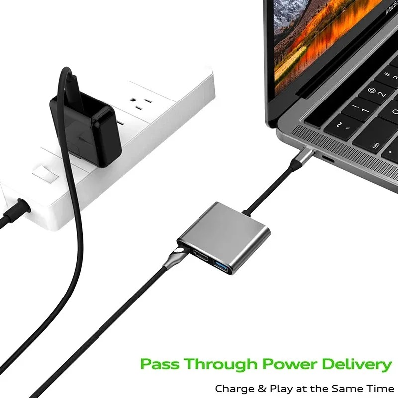 USB C HUB 3in1 Type C 3.0 to H - Usb Hub Type C 评论和价格