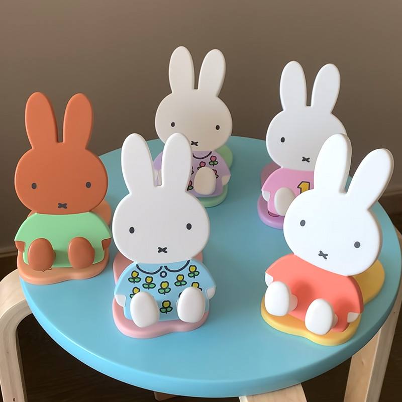 Cartoon Miffy Telescopic Foldi - Tablet Cute Accessories 评论和价格