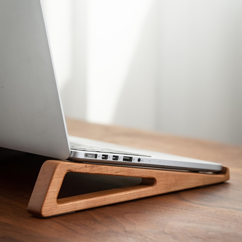 Portable Foldable Wooden Lapto - Cooling Stand Tablet 评论和价格