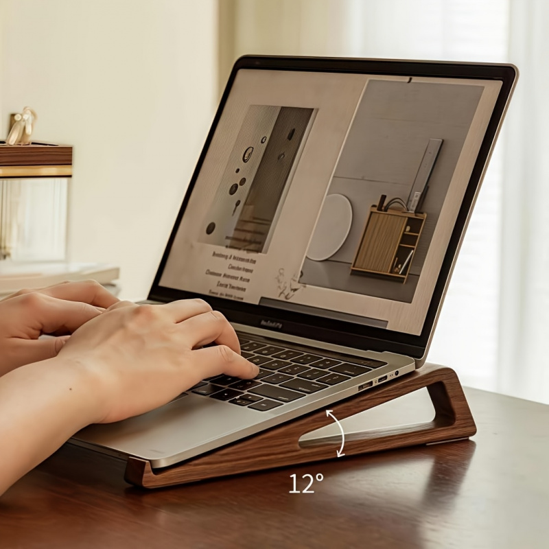 Portable Foldable Wooden Lapto - Cooling Stand Tablet 评论和价格