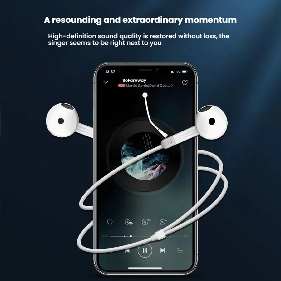 Wired Earphones For Apple iPho - Wired Earphone Lightning 评论和价格